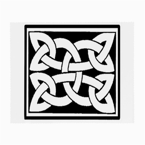 Celtic Knot B&W Glasses Cloth from ArtsNow.com Front