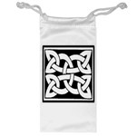 Celtic Knot B&W Jewelry Bag