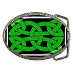 Celtic Knot_Green Belt Buckle