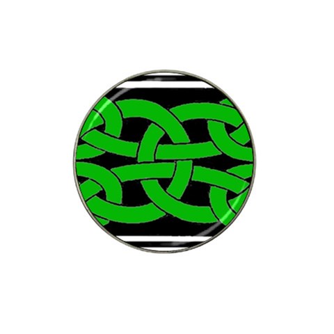 Celtic Knot_Green Hat Clip Ball Marker (10 pack) from ArtsNow.com Front