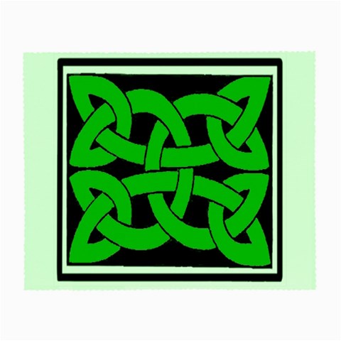 Celtic Knot_Green Glasses Cloth from ArtsNow.com Front