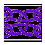 Celtic Knot_Purple Tile Coaster