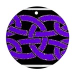 Celtic Knot_Purple Ornament (Round)