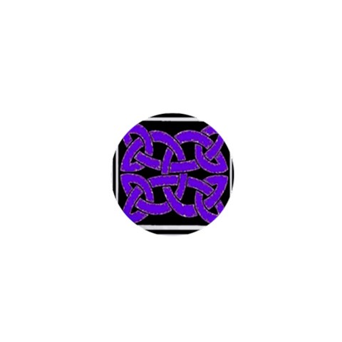 Celtic Knot_Purple 1  Mini Button from ArtsNow.com Front