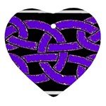 Celtic Knot_Purple Ornament (Heart)