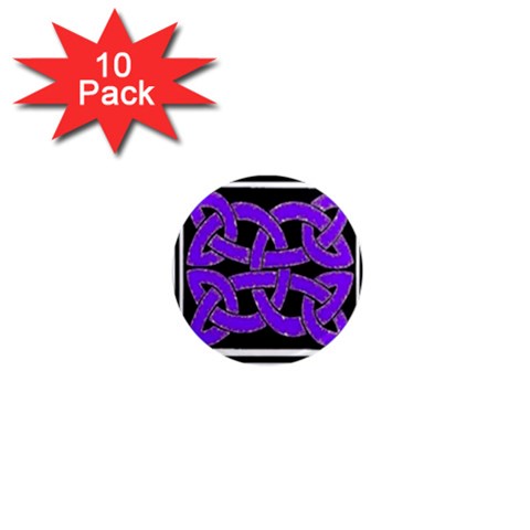 Celtic Knot_Purple 1  Mini Magnet (10 pack)  from ArtsNow.com Front