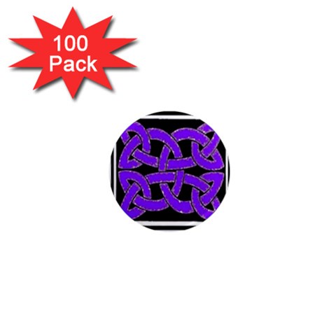 Celtic Knot_Purple 1  Mini Magnet (100 pack)  from ArtsNow.com Front