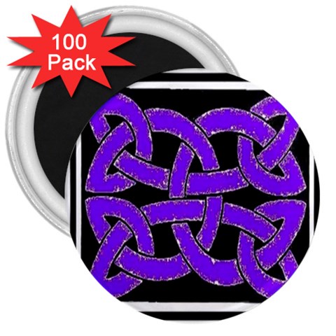 Celtic Knot_Purple 3  Magnet (100 pack) from ArtsNow.com Front