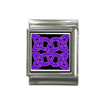 Celtic Knot_Purple Italian Charm (13mm)