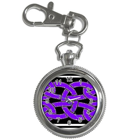 Celtic Knot_Purple Key Chain Watch from ArtsNow.com Front