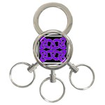 Celtic Knot_Purple 3-Ring Key Chain