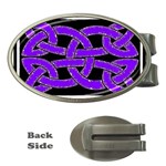 Celtic Knot_Purple Money Clip (Oval)