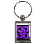 Celtic Knot_Purple Key Chain (Rectangle)