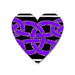 Celtic Knot_Purple Magnet (Heart)