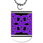 Celtic Knot_Purple Dog Tag (One Side)