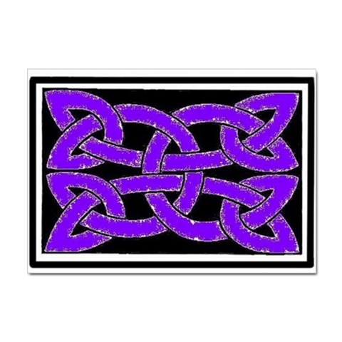 Celtic Knot_Purple Sticker A4 (10 pack) from ArtsNow.com Front