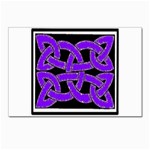 Celtic Knot_Purple Postcard 4  x 6 