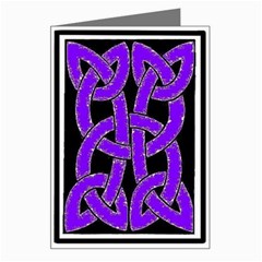 Celtic Knot_Purple Greeting Card from ArtsNow.com Left