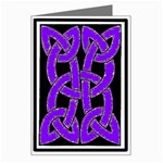 Celtic Knot_Purple Greeting Card