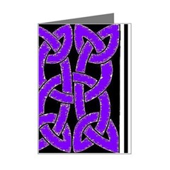 Celtic Knot_Purple Mini Greeting Card from ArtsNow.com Left