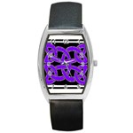 Celtic Knot_Purple Barrel Style Metal Watch