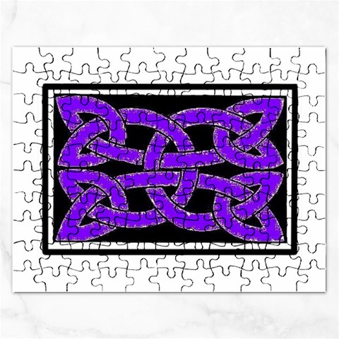 Celtic Knot_Purple Jigsaw Puzzle (Rectangular) from ArtsNow.com Front