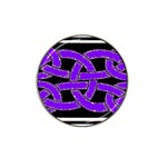 Celtic Knot_Purple Hat Clip Ball Marker