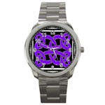 Celtic Knot_Purple Sport Metal Watch