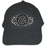 Celtic Mandala B&W Black Cap