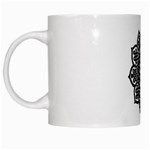 Celtic Mandala B&W White Mug