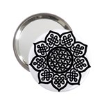 Celtic Mandala B&W 2.25  Handbag Mirror