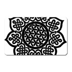 Celtic Mandala B&W Magnet (Rectangular)