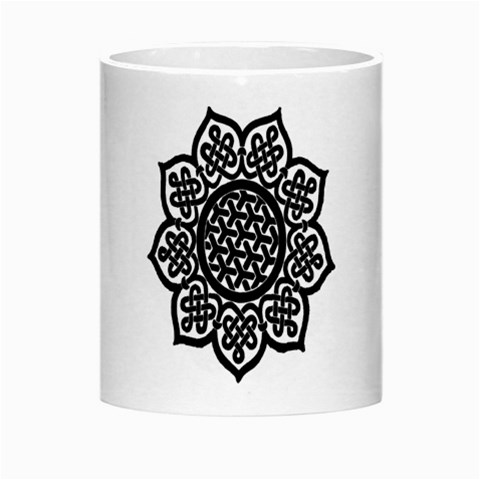 Celtic Mandala B&W Morph Mug from ArtsNow.com Center