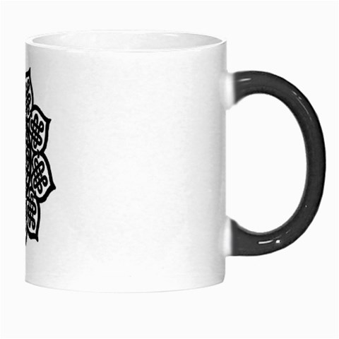 Celtic Mandala B&W Morph Mug from ArtsNow.com Right