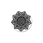 Celtic Mandala B&W Golf Ball Marker