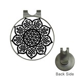 Celtic Mandala B&W Golf Ball Marker Hat Clip