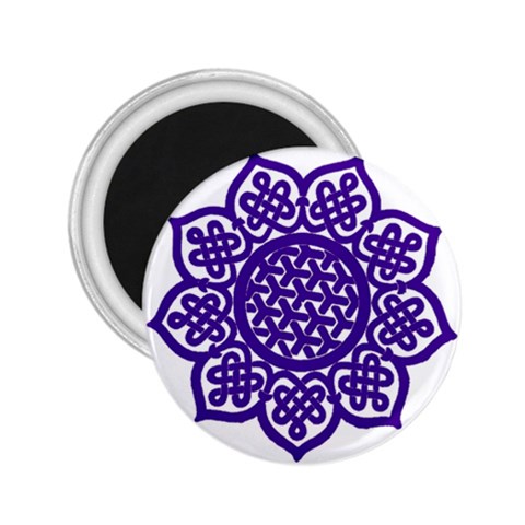 Celtic Mandala_violet 2.25  Magnet from ArtsNow.com Front