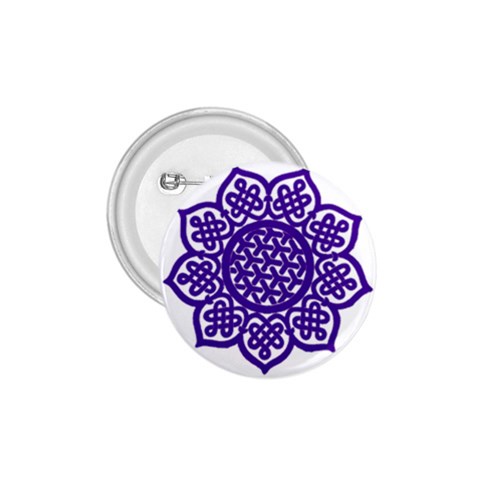 Celtic Mandala_violet 1.75  Button from ArtsNow.com Front