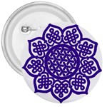 Celtic Mandala_violet 3  Button