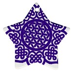 Celtic Mandala_violet Ornament (Star)