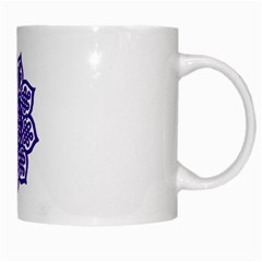 Celtic Mandala_violet White Mug from ArtsNow.com Right