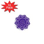 Celtic Mandala_violet 1  Mini Button (10 pack) 