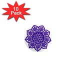 Celtic Mandala_violet 1  Mini Magnet (10 pack) 