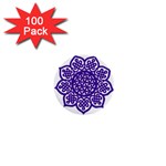 Celtic Mandala_violet 1  Mini Button (100 pack) 