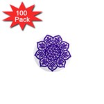 Celtic Mandala_violet 1  Mini Magnet (100 pack) 