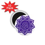 Celtic Mandala_violet 1.75  Magnet (10 pack) 