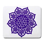 Celtic Mandala_violet Large Mousepad