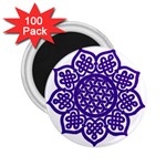 Celtic Mandala_violet 2.25  Magnet (100 pack) 