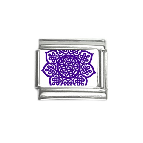 Celtic Mandala_violet Italian Charm (9mm) from ArtsNow.com Front