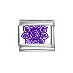 Celtic Mandala_violet Italian Charm (9mm)